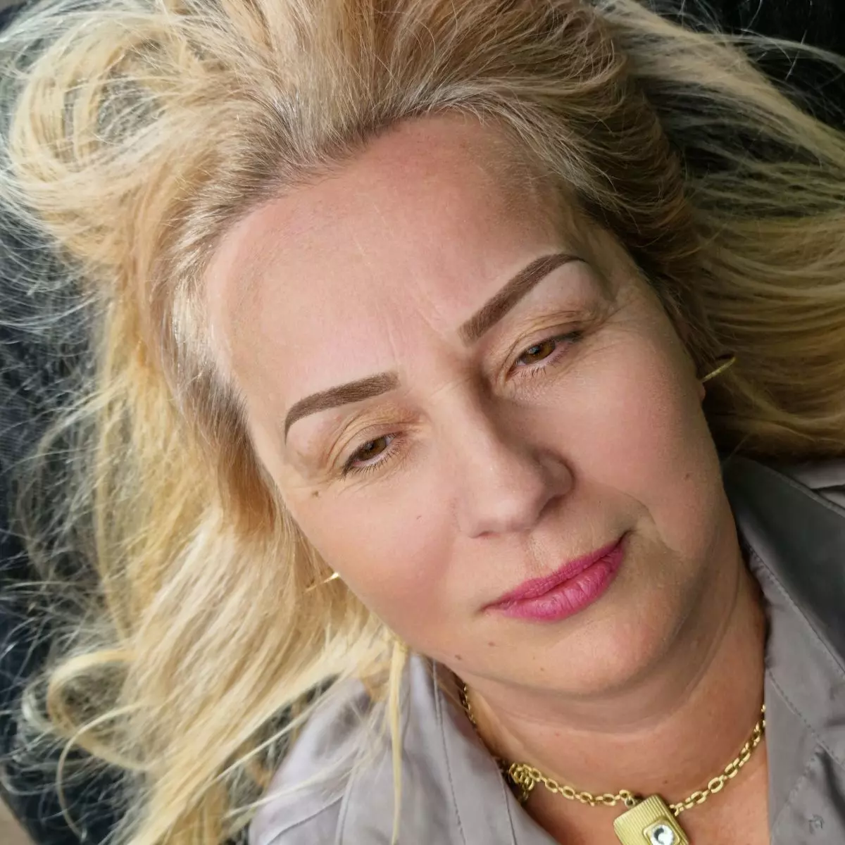 Kontur ust permanentny wykonany przez Antoninę w Grójcu